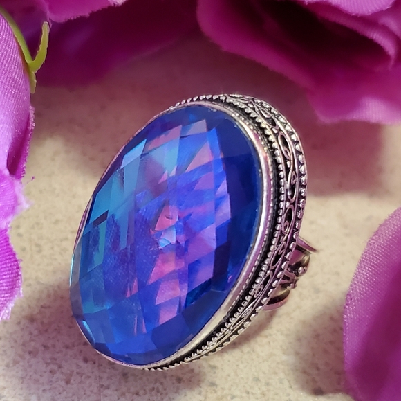 Jewelry - 💜 RAINBOW FIRE TOPAZ RING